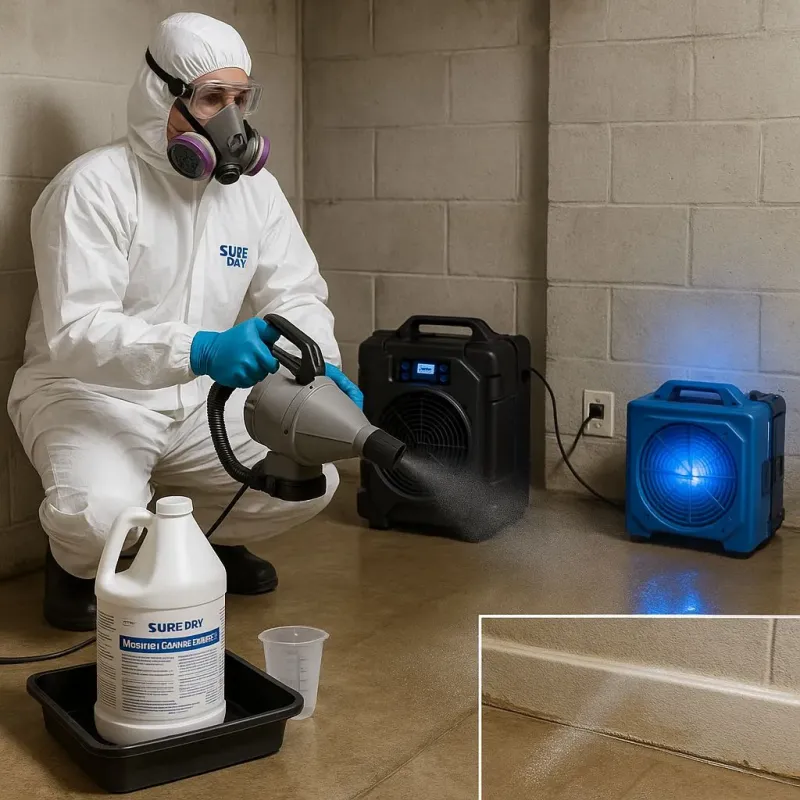 Sanitization and Odor Removal process in Kings Mills, OH