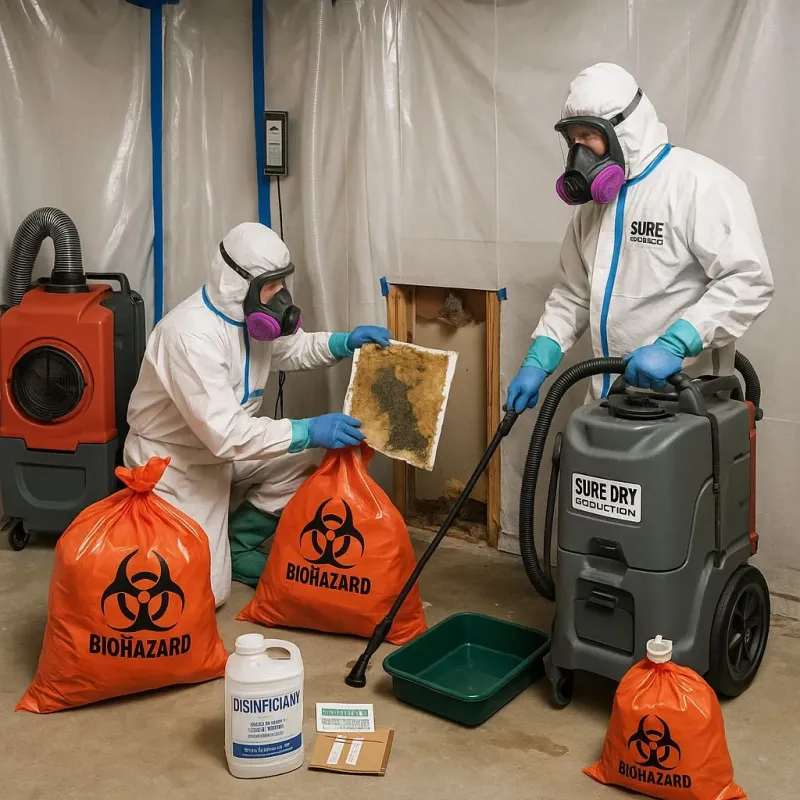 Contaminated Water Handling Protocols process in Kings Mills, OH